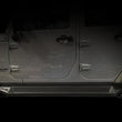 Load image into Gallery viewer, DV8 Offroad 07-18 Jeep Wrangler JK Plated Steel Rock Slider Steps - Matte Black (4 Door Only) - Additional View 7