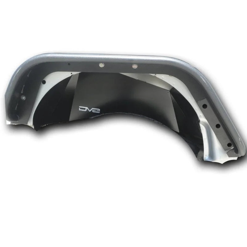 DV8 Offroad 07-18 Jeep Wrangler JK Rear Aluminum Inner Fender - Black - Additional View 6