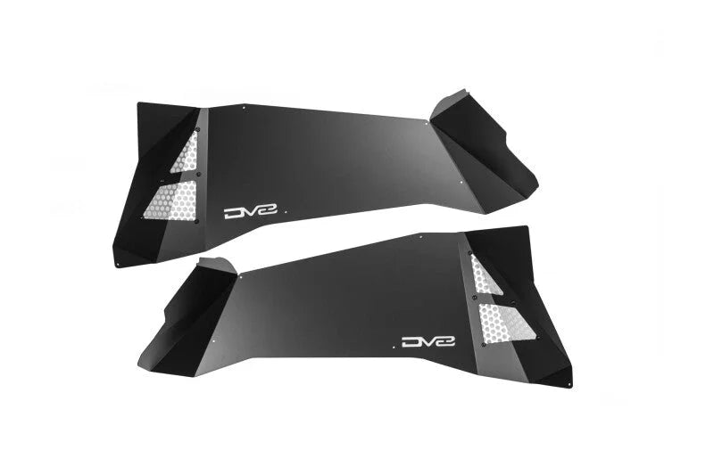 DV8 Offroad 07-18 Jeep Wrangler JK Rear Inner Fender - Satin Black - Additional View 5