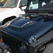 Load image into Gallery viewer, DV8 Offroad 07-18 Jeep Wrangler JK Rubicon 10th Anniversary Replica Hood - Installation View