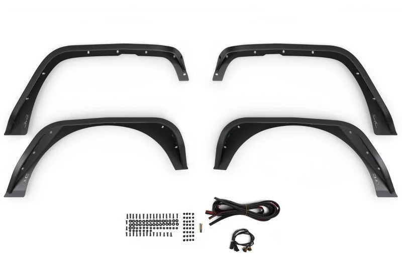 DV8 Offroad 07-18 Jeep Wrangler JK Slim Fender Flares - Additional View 5