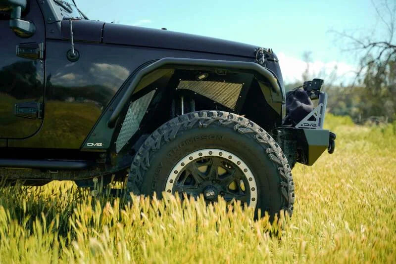 DV8 Offroad 07-18 Jeep Wrangler JK Spec Series Fender Flares - Side View
