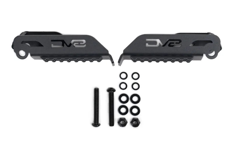 DV8 Offroad 07-23 Jeep Gladiator/Wrangler JT/JK/JL Foot Pegs - Side View