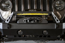Load image into Gallery viewer, DV8 Offroad 07-23 Jeep Wrangler/Gladiator JT/JK/JL FS-25 Stubby Front Bumper w/Plated Bull Bar - Side View