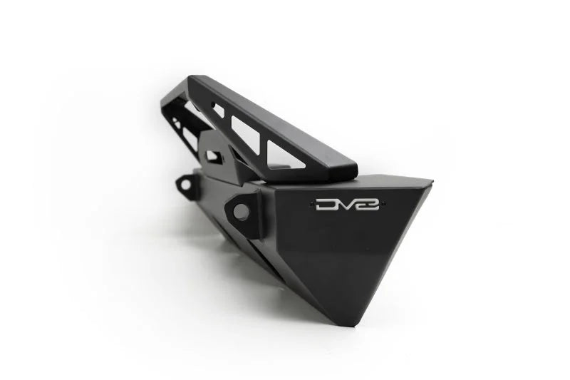 DV8 Offroad 07-23 Jeep Wrangler/Gladiator JT/JK/JL FS-25 Stubby Front Bumper w/Plated Bull Bar - Installation View