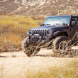 Load image into Gallery viewer, DV8 Offroad 07-23 Jeep Wrangler/Gladiator JT/JK/JL FS-25 Stubby Front Bumper w/Plated Bull Bar - Additional View 5