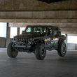 Load image into Gallery viewer, DV8 Offroad 07-23 Jeep Wrangler/Gladiator JT/JK/JL FS-25 Stubby Front Bumper w/Plated Bull Bar - Additional View 8