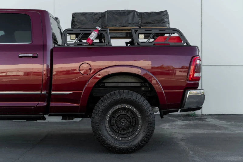 DV8 Offroad 07-23 Toyota Tundra / 09-23 Ford F150 Raptor MTO Series Bed Rack -  2pc Adj. - Additional View 15