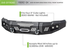 Load image into Gallery viewer, DV8 Offroad 10-18 RAM 2500 Front Bumper - Additional View 6