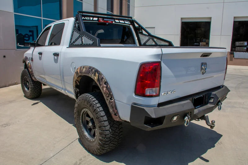 DV8 Offroad 10-18 Ram 2500/3500 Bolt On Chase Rack - Back View