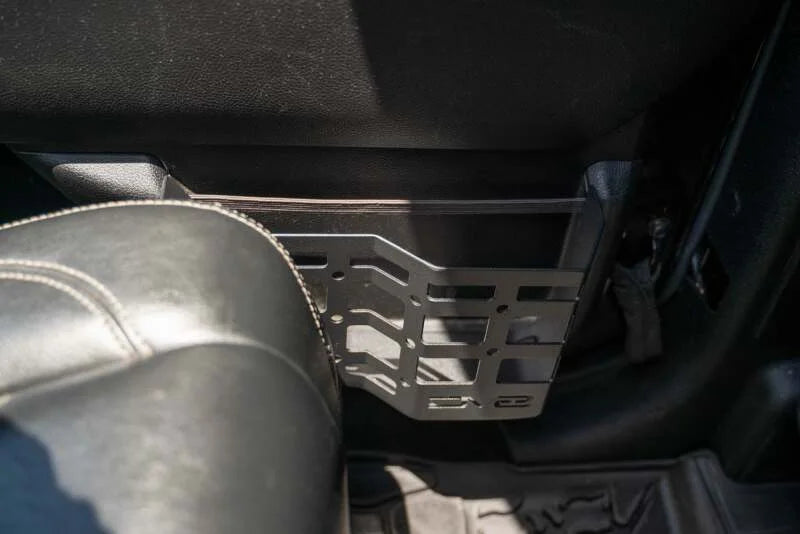 DV8 Offroad 11-18 Jeep Wrangler JK 4 Door Only Rear Door Pocket Molle Panels - Black - Additional View 12