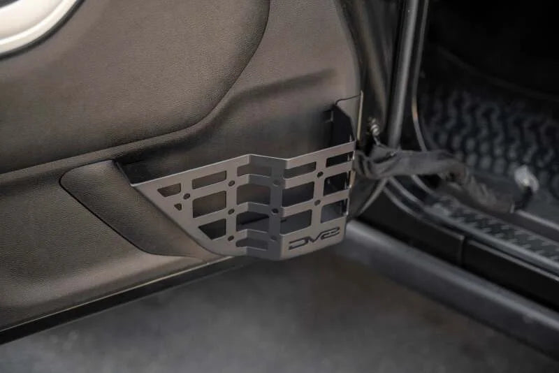 DV8 Offroad 11-18 Jeep Wrangler JK Front Door Pocket Molle Panels - Additional View 12