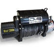 Load image into Gallery viewer, DV8 Offroad 12000 LB Winch w/ Synthetic Line &amp; Wireless Remote - Black - Main Product View