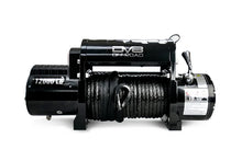 Load image into Gallery viewer, DV8 Offroad 12000 LB Winch w/ Synthetic Line &amp; Wireless Remote - Black - Back View