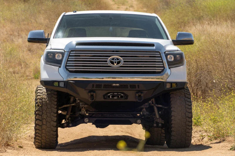 DV8 Offroad 14-21 Toyota Tundra Spec Series Front Bumper - Side View