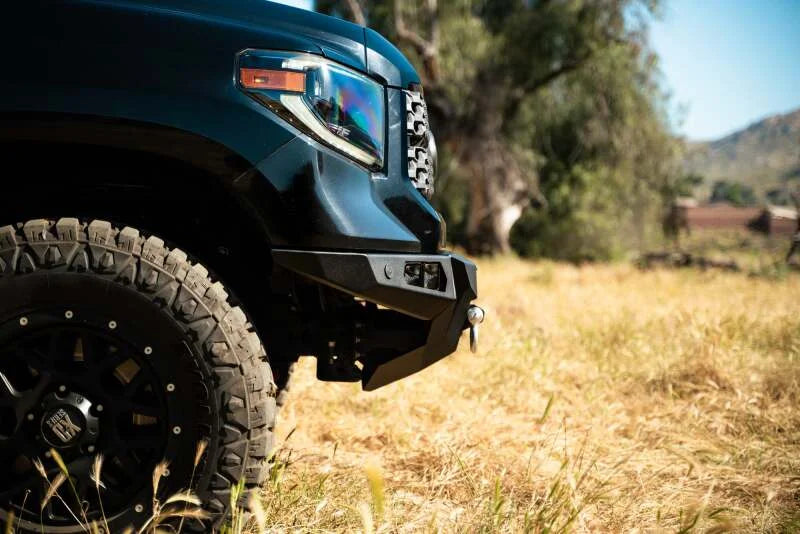 DV8 Offroad 14-21 Toyota Tundra Spec Series Front Bumper - Back View