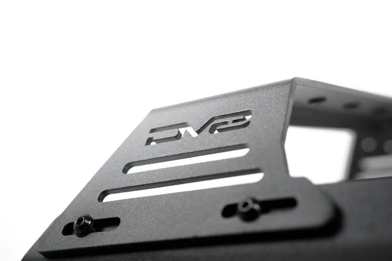 DV8 Offroad 15-20 Ford F150 / 17-21 Ford F250/F350 Center Console Molle Panels & Device Mount - Back View