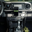 Load image into Gallery viewer, DV8 Offroad 16-23 Toyota Tacoma Center Console Molle Panels &amp; Device Mount - Back View