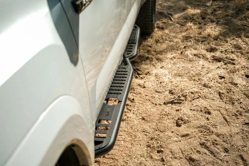 DV8 Offroad 16-23 Toyota Tacoma Crew Cab OE Plus Side Steps - Back View