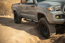 Load image into Gallery viewer, DV8 Offroad 16-23 Toyota Tacoma Crew Cab OE Plus Side Steps - Installation View