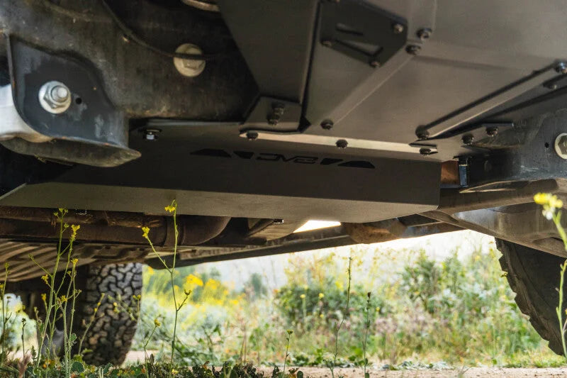DV8 Offroad 17-20 Ford F-150 Raptor Front Diff Skid Plate - Back View