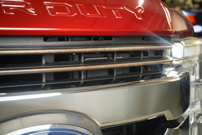 DV8 Offroad 17-26 Ford F-250/F-350 Super Duty ACC Relocation Bracket - Side View
