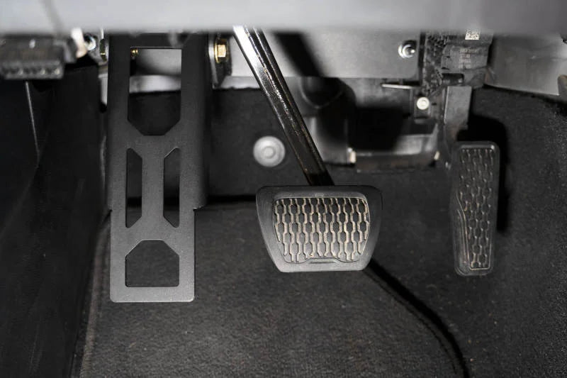 DV8 Offroad 18-20 Jeep Wrangler JL Adjustable Dead Pedal - Back View
