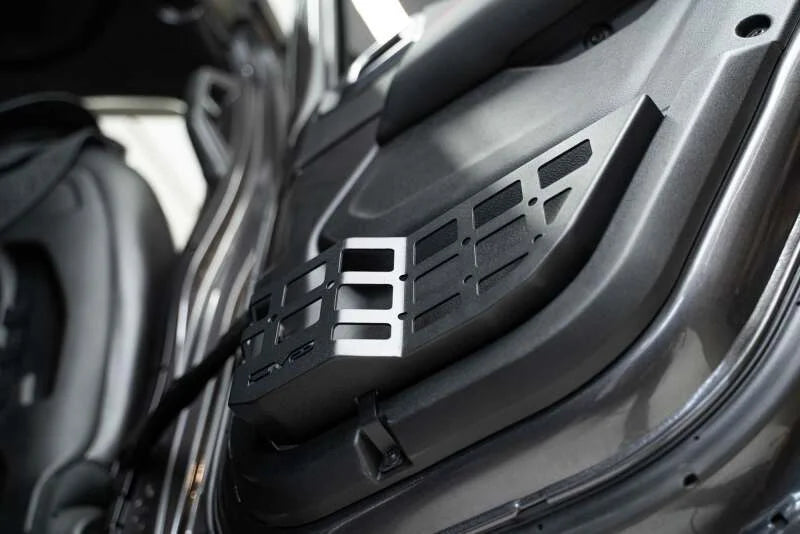 DV8 Offroad 18-20 Jeep Wrangler (JL)/Gladiator (JT) Rear Door Pocket Molle Panels - Side View