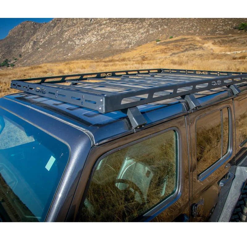 DV8 Offroad 18-21 Jeep Wrangler JL 4-Door Roof Rack - Additional View 8