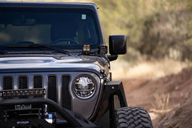 DV8 Offroad 18-22 Jeep Gladiator JT Cowl Light Bar Bracket - Additional View 6