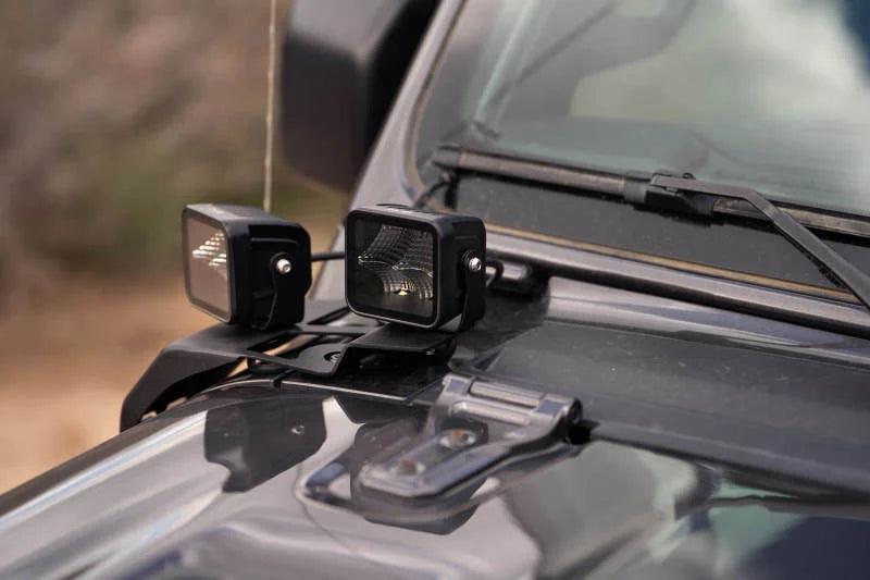 DV8 Offroad 18-22 Jeep Gladiator JT Cowl Light Bar Bracket - Additional View 7