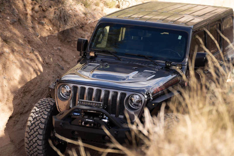 DV8 Offroad 18-22 Jeep Gladiator JT Cowl Light Bar Bracket - Additional View 12