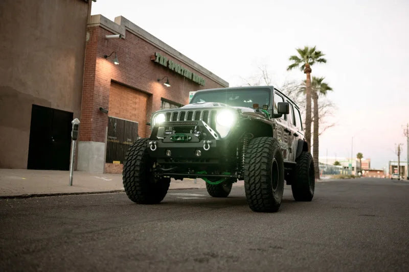 DV8 Offroad 18-22 Jeep Gladiator Wrangler LED Projector Headlights - Additional View 10