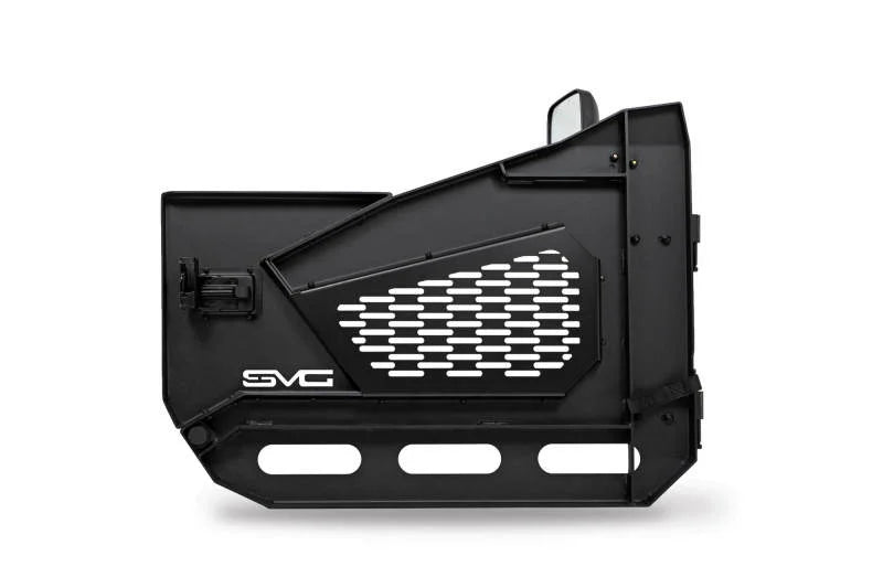 DV8 Offroad 18-22 Jeep Wrangler JL/JT Spec Series Half Doors - Front Set - Installation View