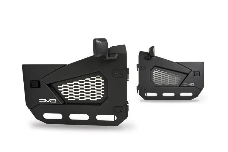 DV8 Offroad 18-22 Jeep Wrangler JL/JT Spec Series Half Doors - Front Set - Additional View 11