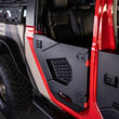 Load image into Gallery viewer, DV8 Offroad 18-22 Jeep Wrangler JL/JT Spec Series Half Doors - Rear Set - Side View
