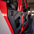Load image into Gallery viewer, DV8 Offroad 18-22 Jeep Wrangler JL/JT Spec Series Half Doors - Rear Set - Back View