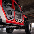 Load image into Gallery viewer, DV8 Offroad 18-22 Jeep Wrangler JL/JT Spec Series Half Doors - Rear Set - Additional View 8