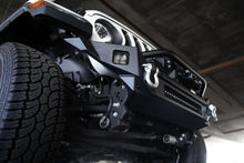 Load image into Gallery viewer, DV8 Offroad 18-23 Jeep Wrangler JL / 20-23 Jeep Gladiator JT FS-7 Mid-Width Winch Front Bumper - Back View