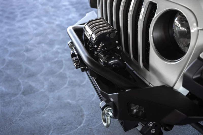 DV8 Offroad 18-23 Jeep Wrangler JL / 20-23 Jeep Gladiator JT FS-7 Mid-Width Winch Front Bumper - Additional View 15