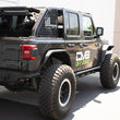 Load image into Gallery viewer, DV8 Offroad 18-23 Jeep Wrangler JL 4 Door FS-15 Series Rock Sliders - Installation View