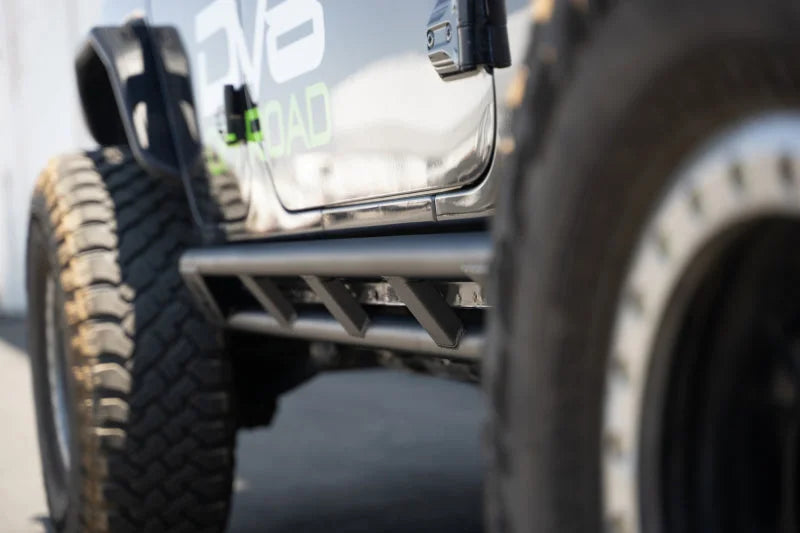 DV8 Offroad 18-23 Jeep Wrangler JL 4 Door FS-15 Series Rock Sliders - Additional View 11