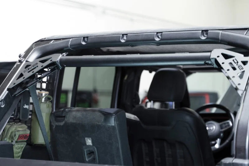 DV8 Offroad 18-23 Jeep Wrangler JL 4-Door Speaker/Light Bar Mount - Main Product View