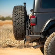Load image into Gallery viewer, DV8 Offroad 18-23 Jeep Wrangler JL MTO Series Bumper Spare Tire Swing Gate - Main Product View