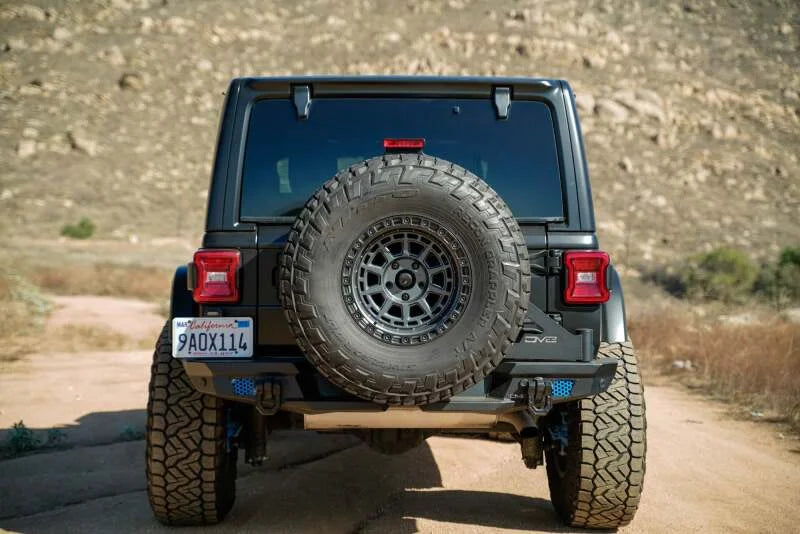 DV8 Offroad 18-23 Jeep Wrangler JL MTO Series Bumper Spare Tire Swing Gate - Additional View 5