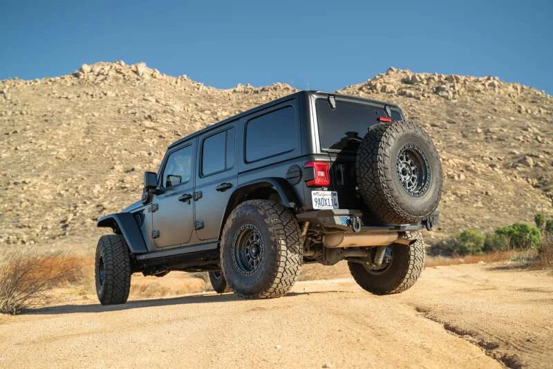 DV8 Offroad 18-23 Jeep Wrangler JL MTO Series Bumper Spare Tire Swing Gate - Additional View 8