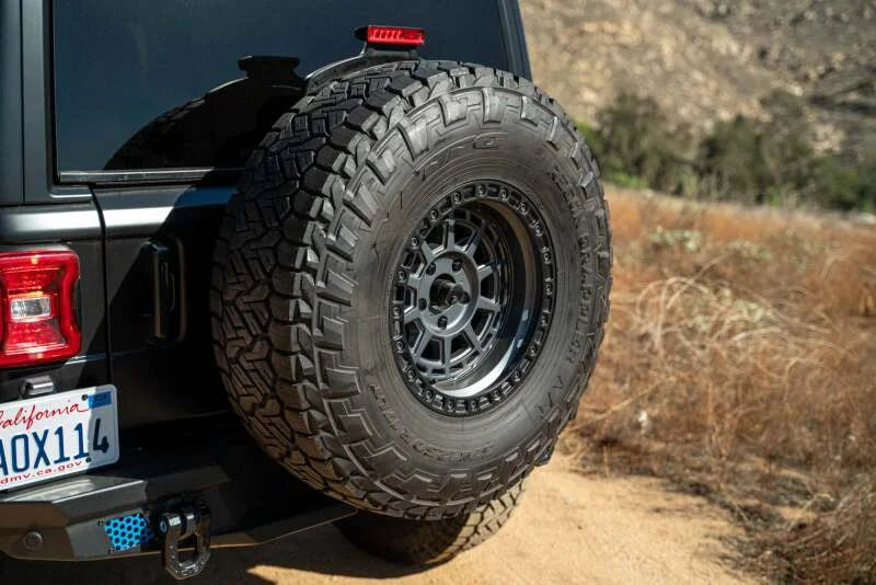 DV8 Offroad 18-23 Jeep Wrangler JL MTO Series Bumper Spare Tire Swing Gate - Additional View 13