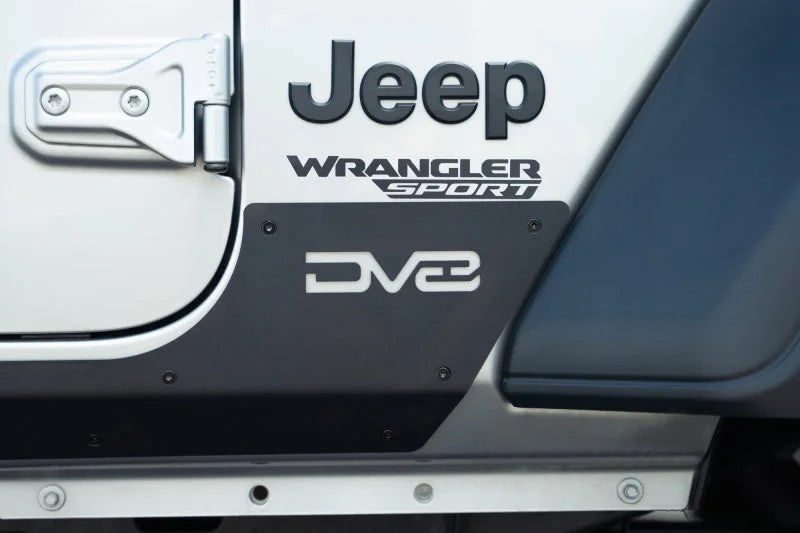 DV8 Offroad 18-23 Jeep Wrangler JL Rock Skins (2 Door Only) - Side View