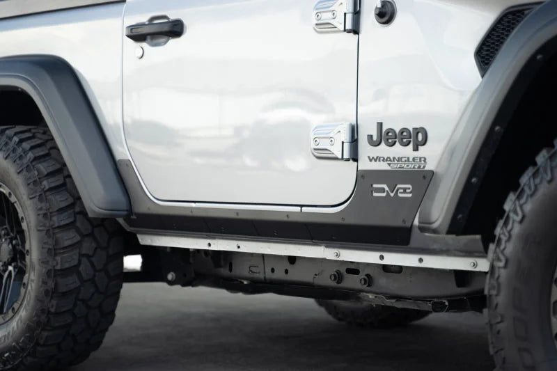 DV8 Offroad 18-23 Jeep Wrangler JL Rock Skins (2 Door Only) - Additional View 8