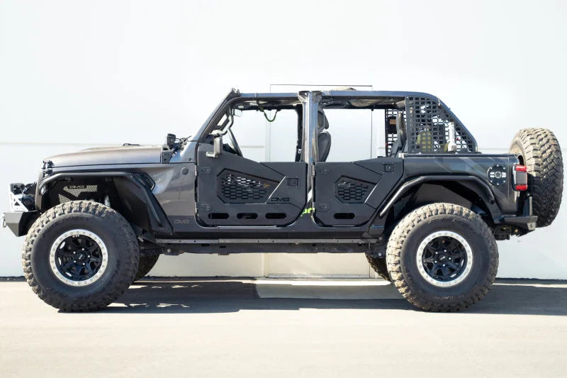 DV8 Offroad 18-23 Jeep Wrangler JL Rock Skins (4 Door Only) - Additional View 9